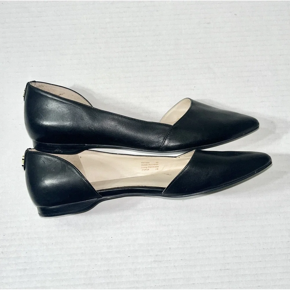 Cole Haan Flats Women's 6 Black Bambra Skimmer D'orsay‎ Professional Classic